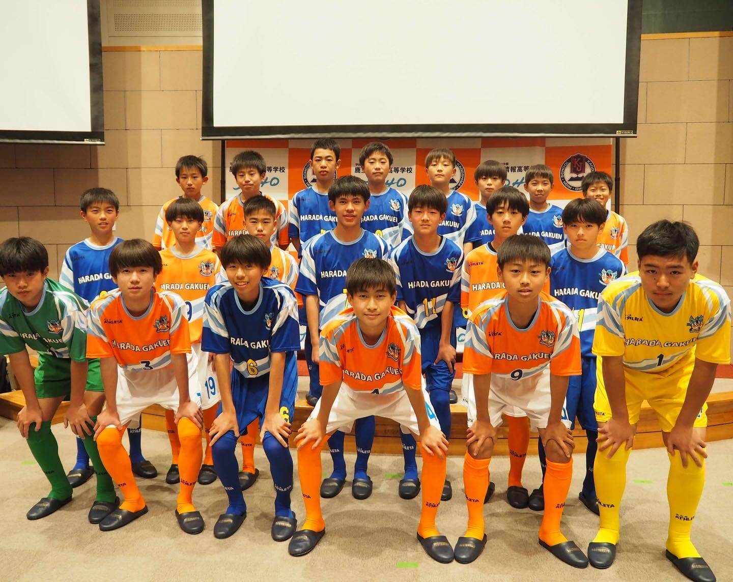 一期生！入団セレモニー・説明会 - 原田学園サッカークラブU-15